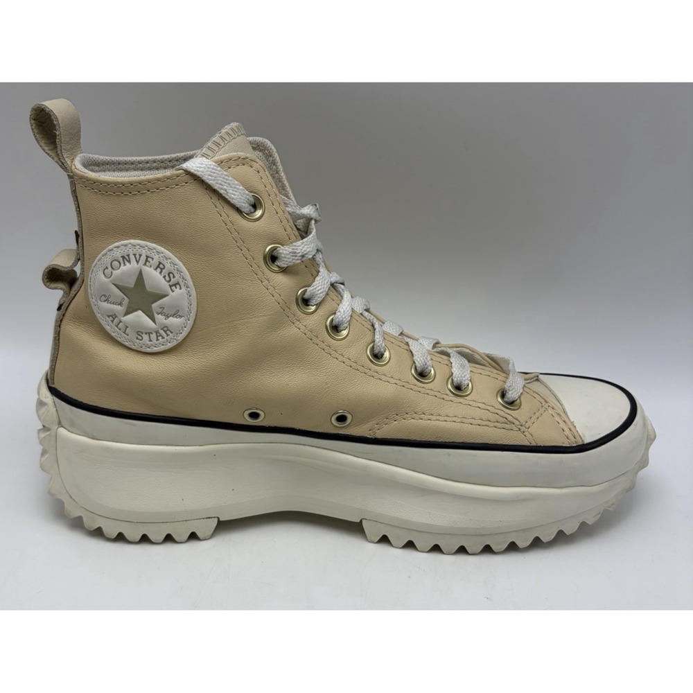 Converse Run Star Hike High Platform Sneaker Womans 9 Ivory Light Twine 171255OC